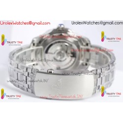 SEAMASTER DIVER 300M BLUE CERAMIC BEZEL V4 VSF 1:1 BEST EDITION Grey DIAL ON SS BRACELET SUPER CLONE ASIAN 8800