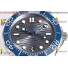 SEAMASTER DIVER 300M BLUE CERAMIC BEZEL V4 VSF 1:1 BEST EDITION Grey DIAL ON SS BRACELET SUPER CLONE ASIAN 8800