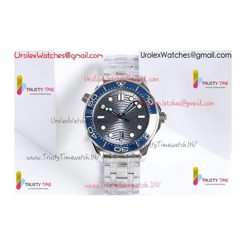 SEAMASTER DIVER 300M BLUE CERAMIC BEZEL V4 VSF 1:1 BEST EDITION Grey DIAL ON SS BRACELET SUPER CLONE ASIAN 8800 SEAMASTER DIVER 300M BLUE CERAMIC BEZEL V4 VSF 1:1 BEST EDITION Grey DIAL ON SS BRACELET SUPER CLONE ASIAN 8800