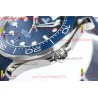 SEAMASTER DIVER 300M BLUE CERAMIC BEZEL V4 VSF 1:1 BEST EDITION BLUE DIAL ON SS BRACELET SUPER CLONE ASIAN 880