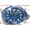SEAMASTER DIVER 300M BLUE CERAMIC BEZEL V4 VSF 1:1 BEST EDITION BLUE DIAL ON SS BRACELET SUPER CLONE ASIAN 880