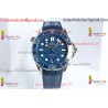 SEAMASTER DIVER 300M BLUE CERAMIC BEZEL V4 VSF 1:1 BEST EDITION BLUE DIAL ON SS BRACELET SUPER CLONE ASIAN 880