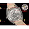 Omega·Ocean Universe TVSF 43.5MM Beige Dial Ceramic Bezel Beige Rubber Strap Movement 8900