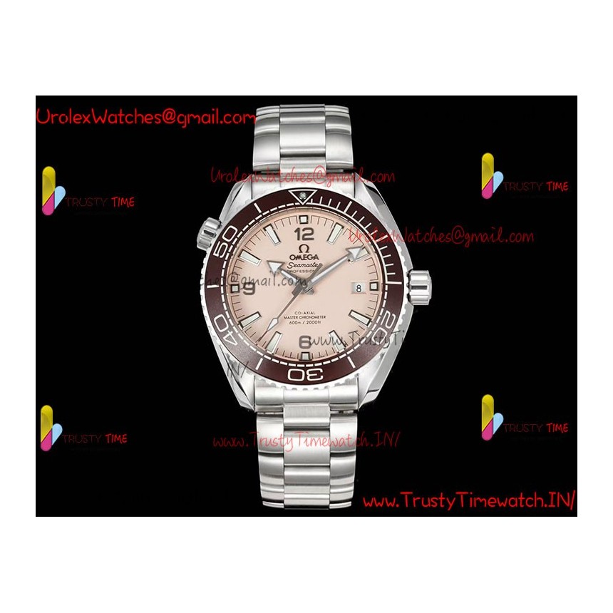Omega·Ocean Universe TVSF 43.5MM Beige dial Ceramic bezel Stainless steel strap Movement 8900