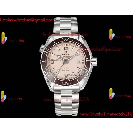 Omega·Ocean Universe TVSF 43.5MM Beige dial Ceramic bezel Stainless steel strap Movement 8900
