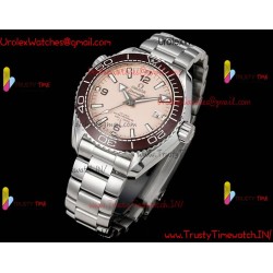 Omega·Ocean Universe TVSF 43.5MM Beige dial Ceramic bezel Stainless steel strap Movement 8900