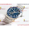PLANET OCEAN 43.5MM BLUE CERAMIC BEZEL SS SCF 1:1 BEST EDITION BLUE DIAL ON SS BRACELET A8900