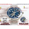 PLANET OCEAN 43.5MM BLUE CERAMIC BEZEL SS SCF 1:1 BEST EDITION BLUE DIAL ON SS BRACELET A8900
