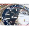 PLANET OCEAN 43.5MM BLUE CERAMIC BEZEL SS SCF 1:1 BEST EDITION BLUE DIAL ON SS BRACELET A8900