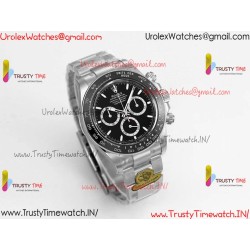 Daytona Black Ceramic Panda 126500 GF Black Dial SS 904L Strap Movement 4131