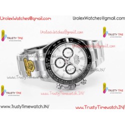Daytona Black Ceramic Panda 126500 GF White Dial SS 904L Strap Movement 4131