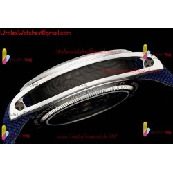 DAYTONA DIW SS/PVD CARBON BEZEL ADGF BEST EDITION BLACK SKELETON DIAL ON BLACK LEATHER STRAP SA4130