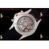 DAYTONA DIW SS/PVD CARBON BEZEL ADGF BEST EDITION BLACK SKELETON DIAL ON BLACK LEATHER STRAP SA4130