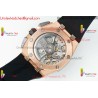 ROYAL OAK OFFSHORE 43MM 26420SO RG APSF 1:1 BEST EDITION BLACK DIAL ON BLACK RUBBER STRAP SA4401 SUPER CLONE