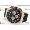 ROYAL OAK OFFSHORE 43MM 26420SO RG APSF 1:1 BEST EDITION BLACK DIAL ON BLACK RUBBER STRAP SA4401 SUPER CLONE