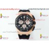 ROYAL OAK OFFSHORE 43MM 26420SO RG APSF 1:1 BEST EDITION BLACK DIAL ON BLACK RUBBER STRAP SA4401 SUPER CLONE