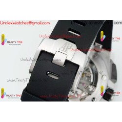 ROYAL OAK OFFSHORE 43MM 26420SO SS APSF 1:1 BEST EDITION BLACK DIAL ON BLACK RUBBER STRAP SA4401 SUPER CLONE