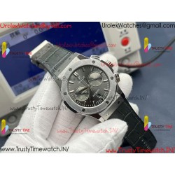 Hublot Big Bang 44mm Grey Dial SS Grey Leather Strap Dial 7750