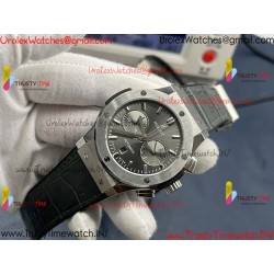 Hublot Big Bang 44mm Grey Dial SS Grey Leather Strap Dial 7750