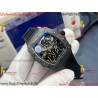 RM35-02 ZF 49MM Black Dial Black Carbon Fiber Case Black Rubber Strap Calibre RMAL1