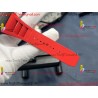 RM35-02 ZF 49MM Black Dial Black Carbon Fiber Case Red Rubber Strap Calibre RMAL1