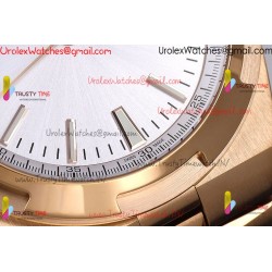 Vacheron Constantin Overseas 4500 PPF 41mm White Dial RG/SS  Rose Gold Bracelet Caliber 5100