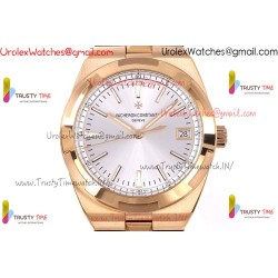 Vacheron Constantin Overseas 4500 PPF 41mm White Dial RG/SS  Rose Gold Bracelet Caliber 5100