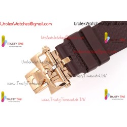 Vacheron Constantin Overseas 4500V RG/SS White Dial Brown Rubber Strap Caliber 5100