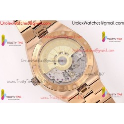 Vacheron Constantin Overseas 4500V PPF RG/SS Green Dial Rose Gold Strap Caliber 5100