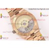 Vacheron Constantin Overseas 4500V PPF RG/SS Green Dial Rose Gold Strap Caliber 5100