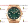 Vacheron Constantin Overseas 4500V PPF RG/SS Green Dial Rose Gold Strap Caliber 5100