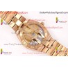 Vacheron Constantin Overseas 4500V PPF RG/SS Green Dial Rose Gold Strap Caliber 5100