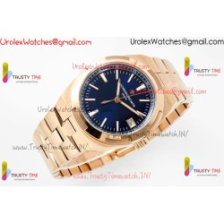 Vacheron Constantin Overseas 4500V PPF RG/SS Blue Dial Rose Gold Bracelet Caliber 5100