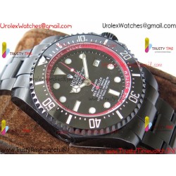 Rolex Submariner VRF 44MM Black Dial SS Black Stainless Steel Strap Caliber 2836