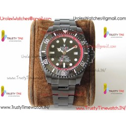 Rolex Submariner VRF 44MM Black Dial SS Black Stainless Steel Strap Caliber 2836