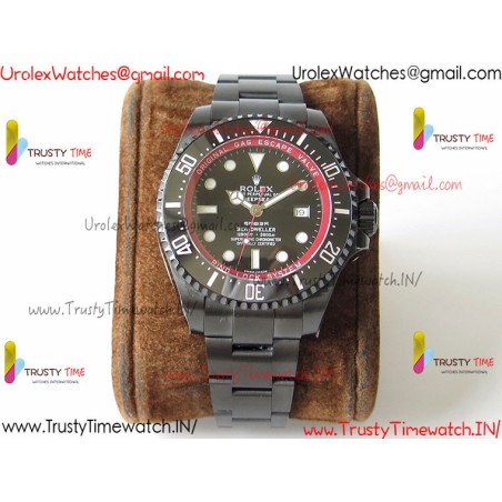 Rolex Submariner VRF 44MM Black Dial SS Black Stainless Steel Strap Caliber 2836