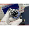 Rolex GMT II CF Black Dial SS 904L Steel Bracelet Caliber 3285