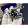 Rolex GMT II CF Black Dial SS 904L Steel Bracelet Caliber 3285