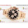 ROLDYT0607B - Daytona 126505 RG/RG Blk/Dia 904L APSF SH4131
