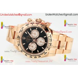 ROLDYT0607C - DAYTONA 126505 RG/RG BLK/DIA 904L APSF SH4131