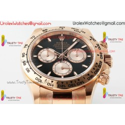 ROLDYT0607C - DAYTONA 126505 RG/RG BLK/DIA 904L APSF SH4131