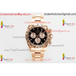 ROLDYT0607C - DAYTONA 126505 RG/RG BLK/DIA 904L APSF SH4131