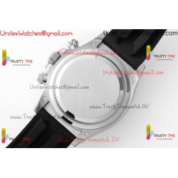 Daytona 126518 APSF 1:1 Best  SS Black Dial Sticks Markers on Oysterflex Strap SH4131