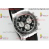 Daytona 126518 APSF 1:1 Best  SS Black Dial Sticks Markers on Oysterflex Strap SH4131