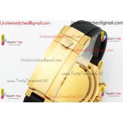 Daytona 126518 APSF 1:1 YG/SS gold dial with black rubber Oysterflex SH4131