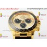 Daytona 126518 APSF 1:1 YG/SS gold dial with black rubber Oysterflex SH4131