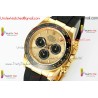 Daytona 126518 APSF 1:1 YG/SS gold dial with black rubber Oysterflex SH4131