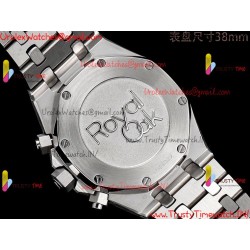 ROYAL OAK 38MM GREY DIAL SS 316L STRAP CALIBER 7750