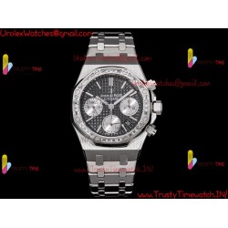 Royal Oak 38mm Grey Dial Diamonds/SS 316L Strap Caliber 7750