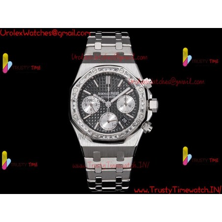 Royal Oak 38mm Grey Dial Diamonds/SS 316L Strap Caliber 7750